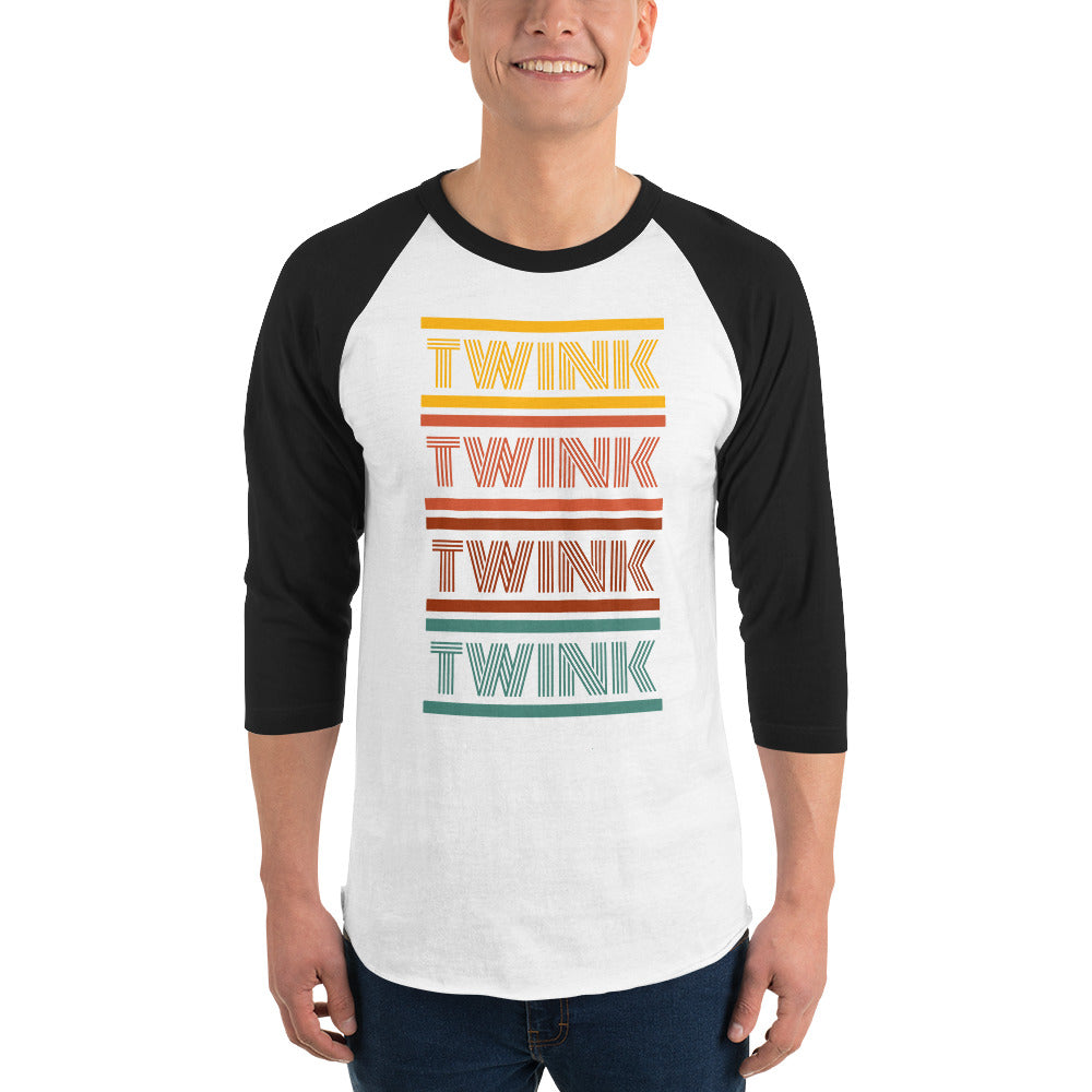 Twink 3/4 sleeve baseball t-shirt