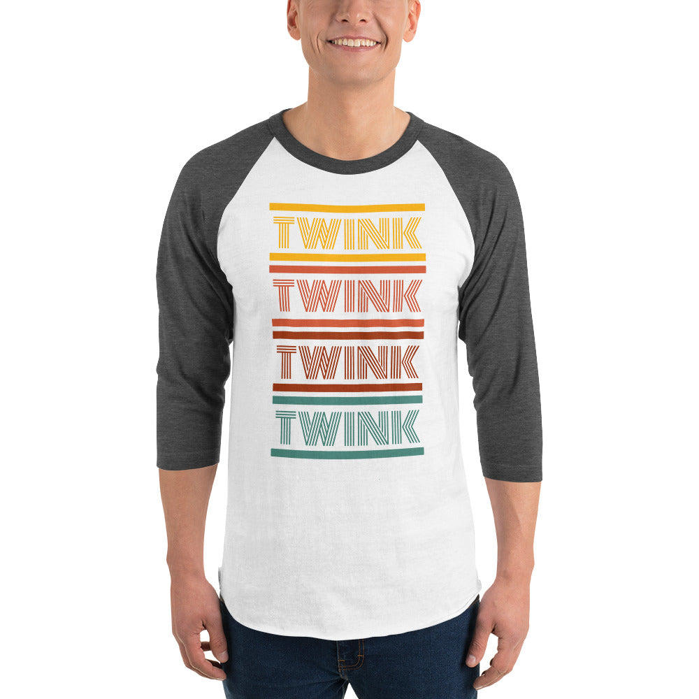 Twink 3/4 sleeve baseball t-shirt