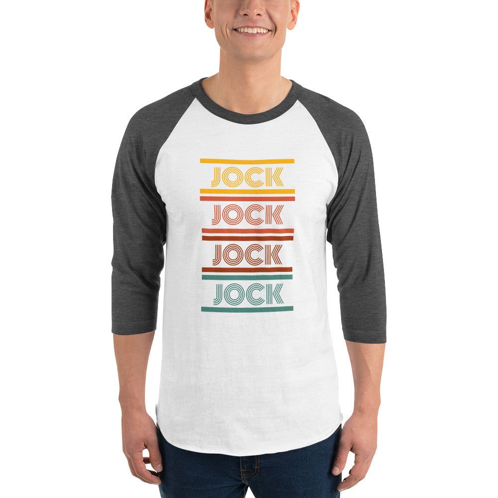 JOCK 3/4 sleeve baseball shirt