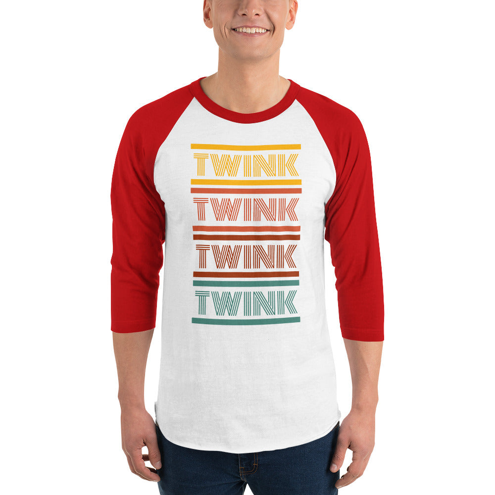 Twink 3/4 sleeve baseball t-shirt